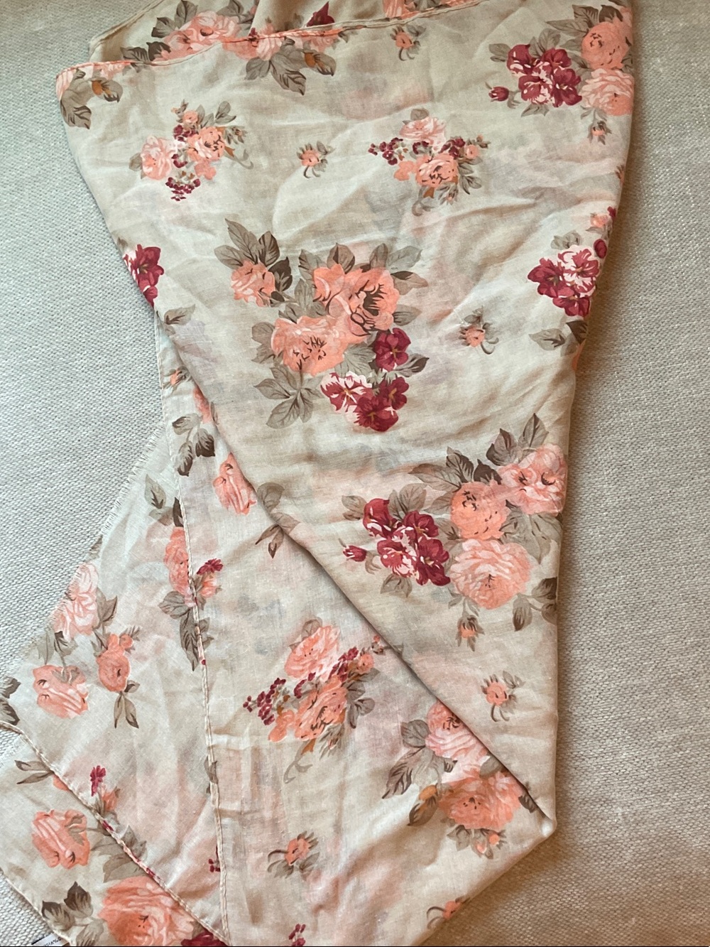 Floral Viscose Scarf